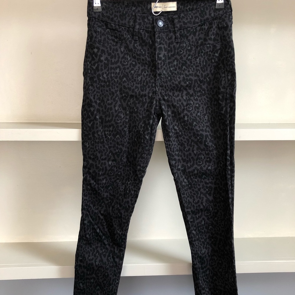 Cheetah print jeans